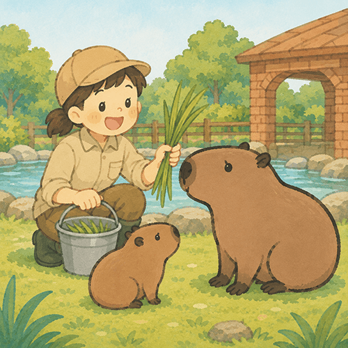 水豚飼育員